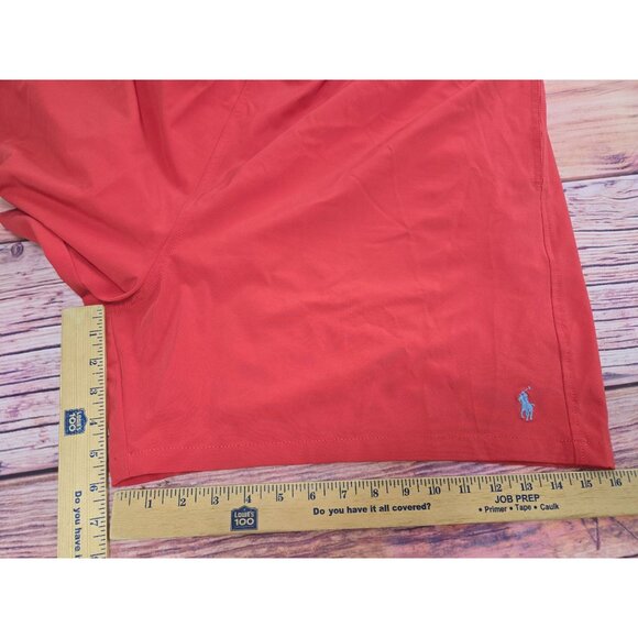 Polo Ralph Lauren Mens Pink 4XB Swim Trunks With Elastic Waist & Mesh Lining - Picture 8 of 8